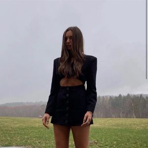 Danielle Berstein Cut Out Blazer Dress